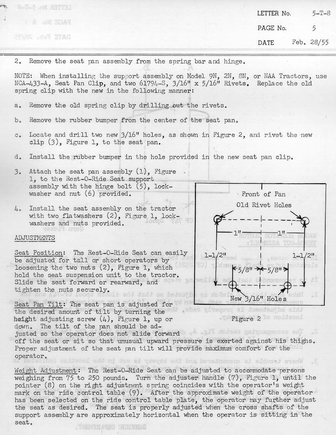 Ford rest o ride seat